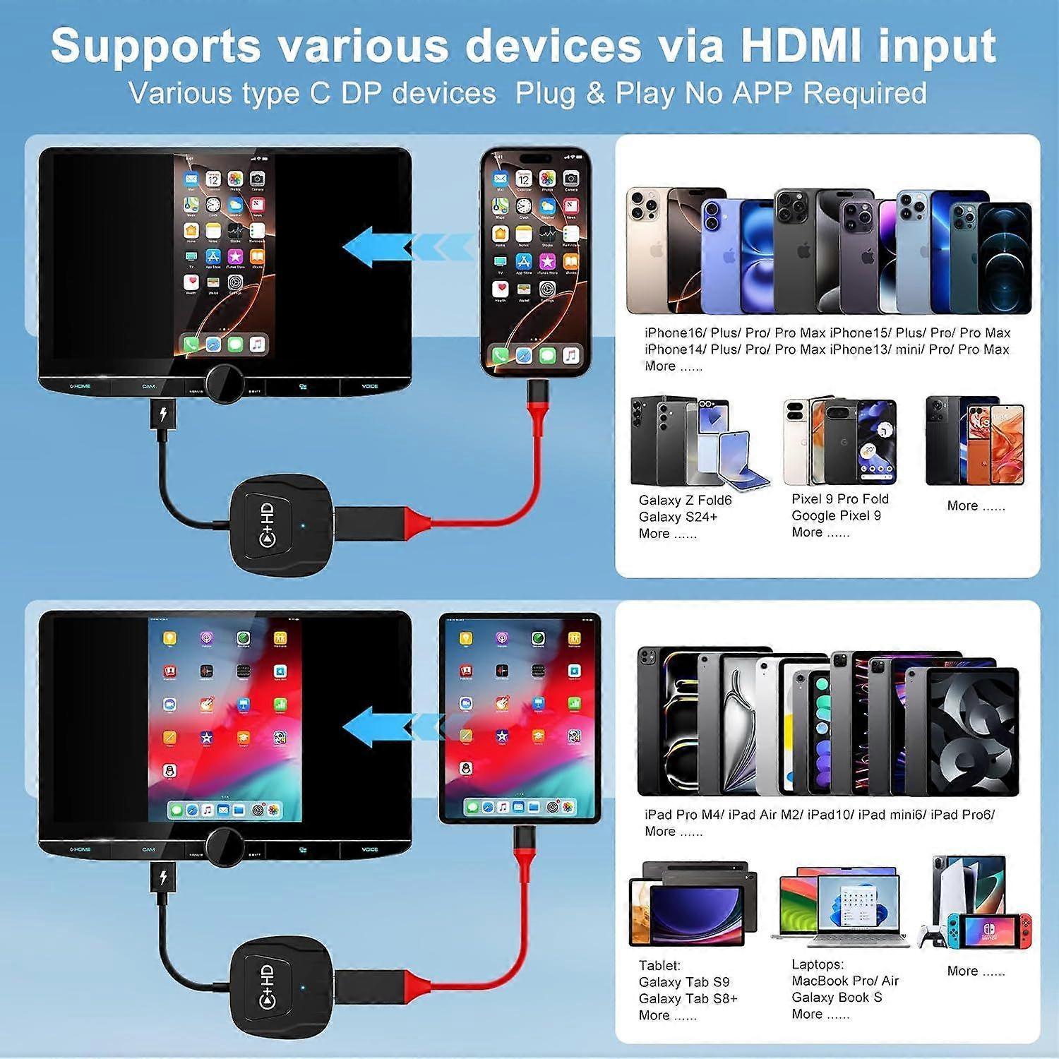 Wireless CarPlay Adapter for iphone, Plug & Play CarPlay Dongle โ image 3