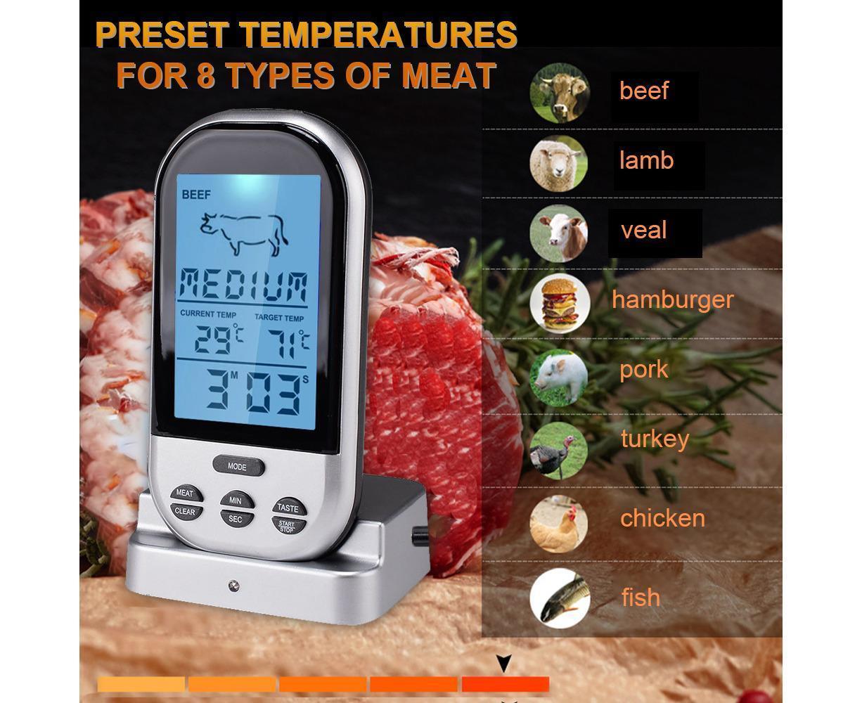 Digital Meat Thermometer - Wireless Remote - Waterproof — image 2