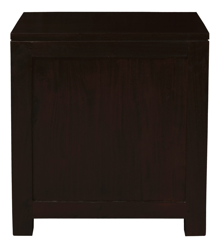 Amsterdam 2 Drawer Bedside Table (Chocolate) — image 4