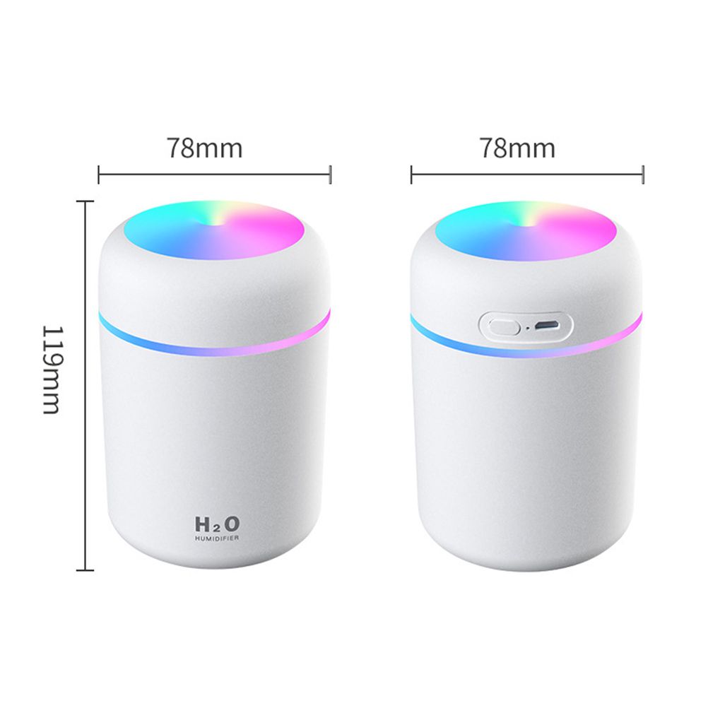 300ML Mini USB Humidifier with Night Light Mist Humidifier Air Humidifier For Room Office Desk — image 3