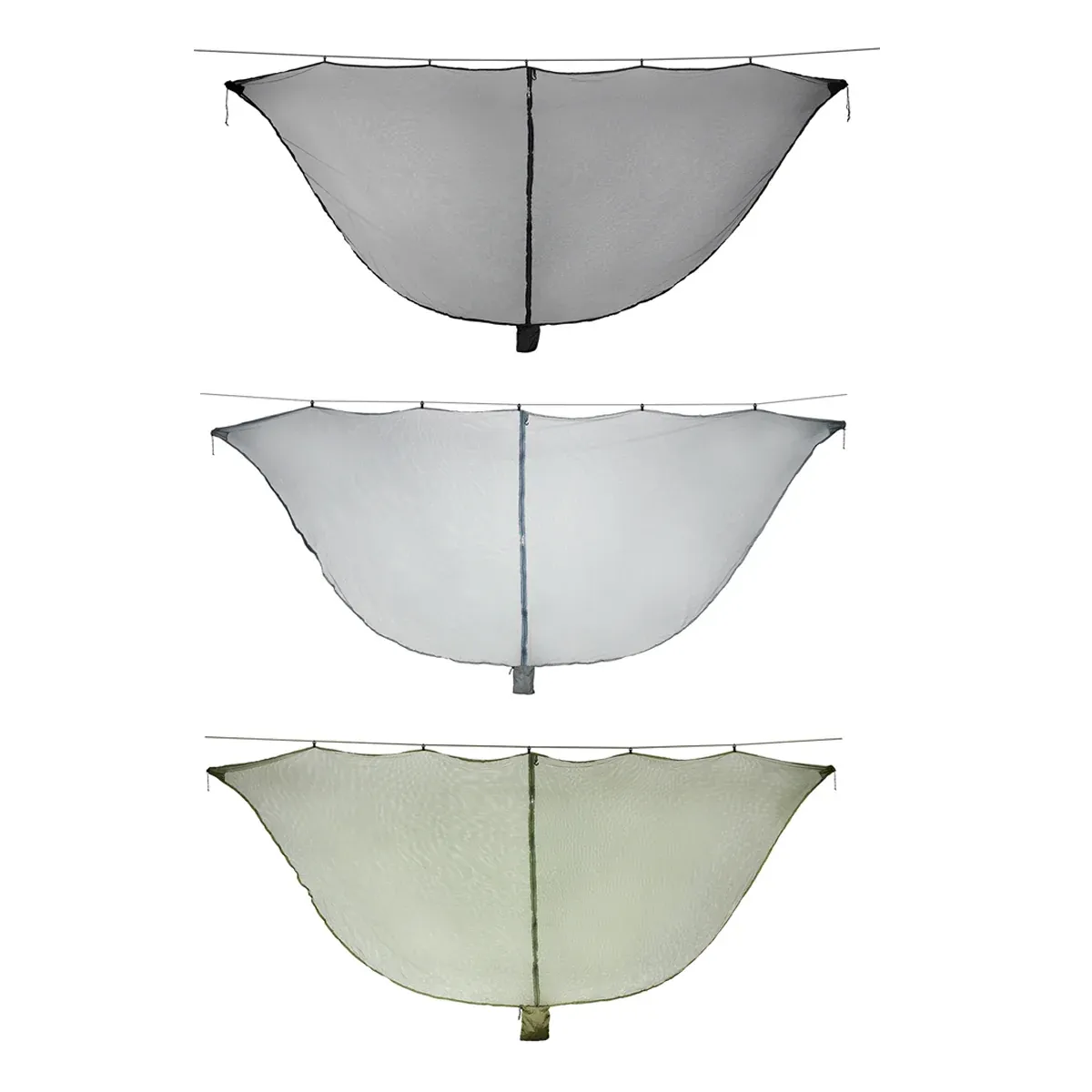 Hammock Mosquito Net Separate Anti-Mosquito Cover For Outdoor Picnic Camping - Grey — image 3