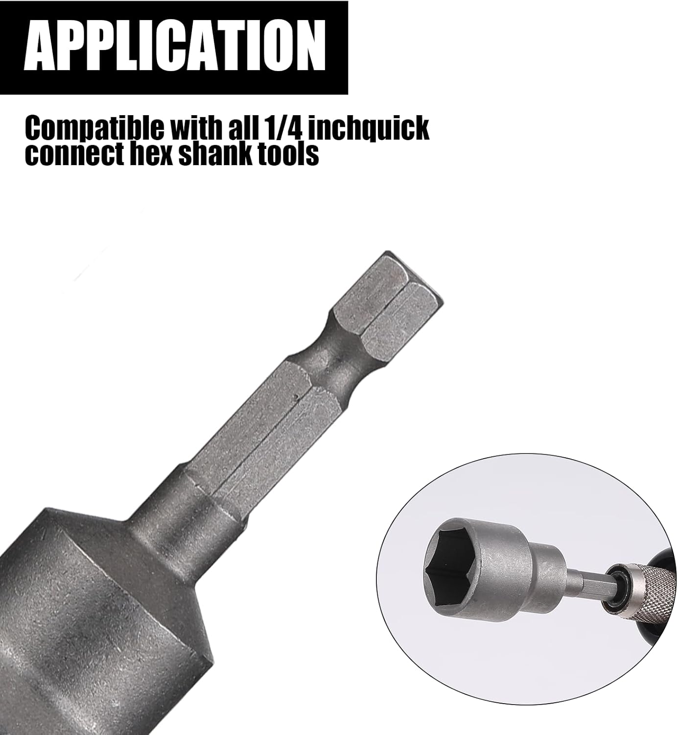 2 Pack RV Scissor Jack Socket, Camper Travel Trailer Jack Drill Adapter, 19mm Hex Drive, 1/4 Inch Hex Shank โ image 3