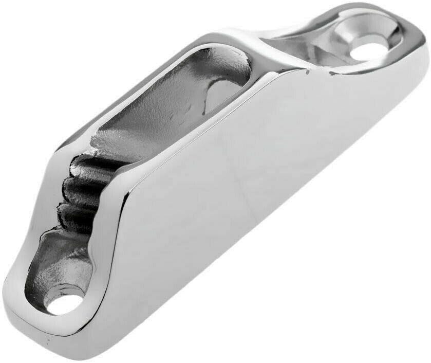 2pcs Boat Rope Clam Cleat 18 × 82mm Stainless Steel for 3 to 5mm Line fit Kayak — image 4