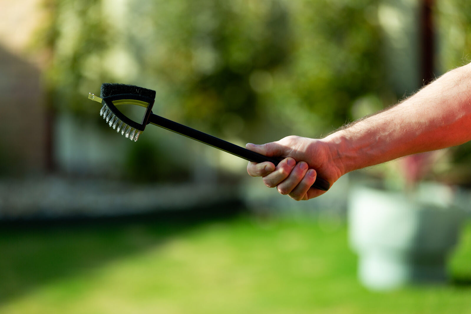 Stainless Steel BBQ Brush and Scraper Blade β image 5