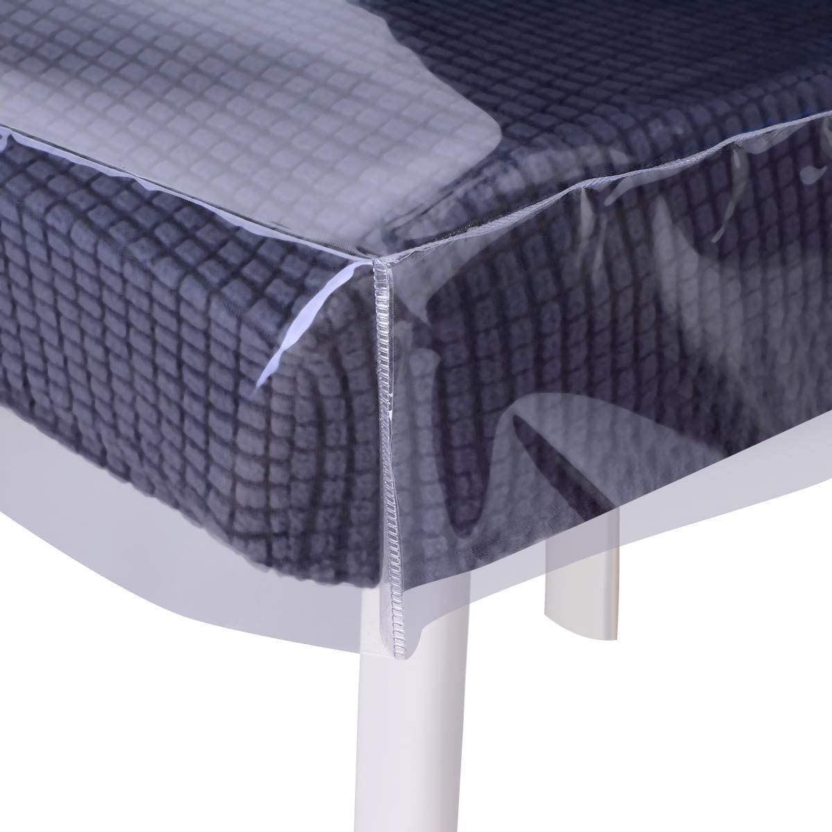 Dinning Chair Plastic Covers-Heavy Duty Clear Slipcovers Seat Protectors Waterproof Covers Your Chairs from Cat Damage โ image 4