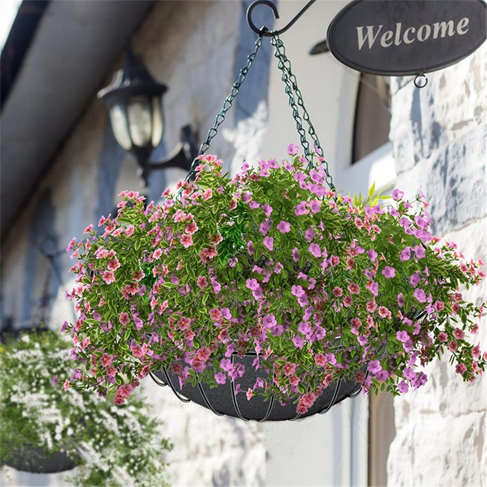 3PCS 16 Inch Round Hanging Basket Liners Fabric Hanging Plant Liners Non-Woven Planter Liners Black Felt Liners Replacement Inserts for Hanging Baskets Outdoor — image 3