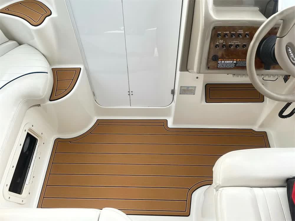 2000 Bayliner 2855 Swim Platform Cockpit Boat EVA Faux Foam Teak Deck Floor Pad โ image 4