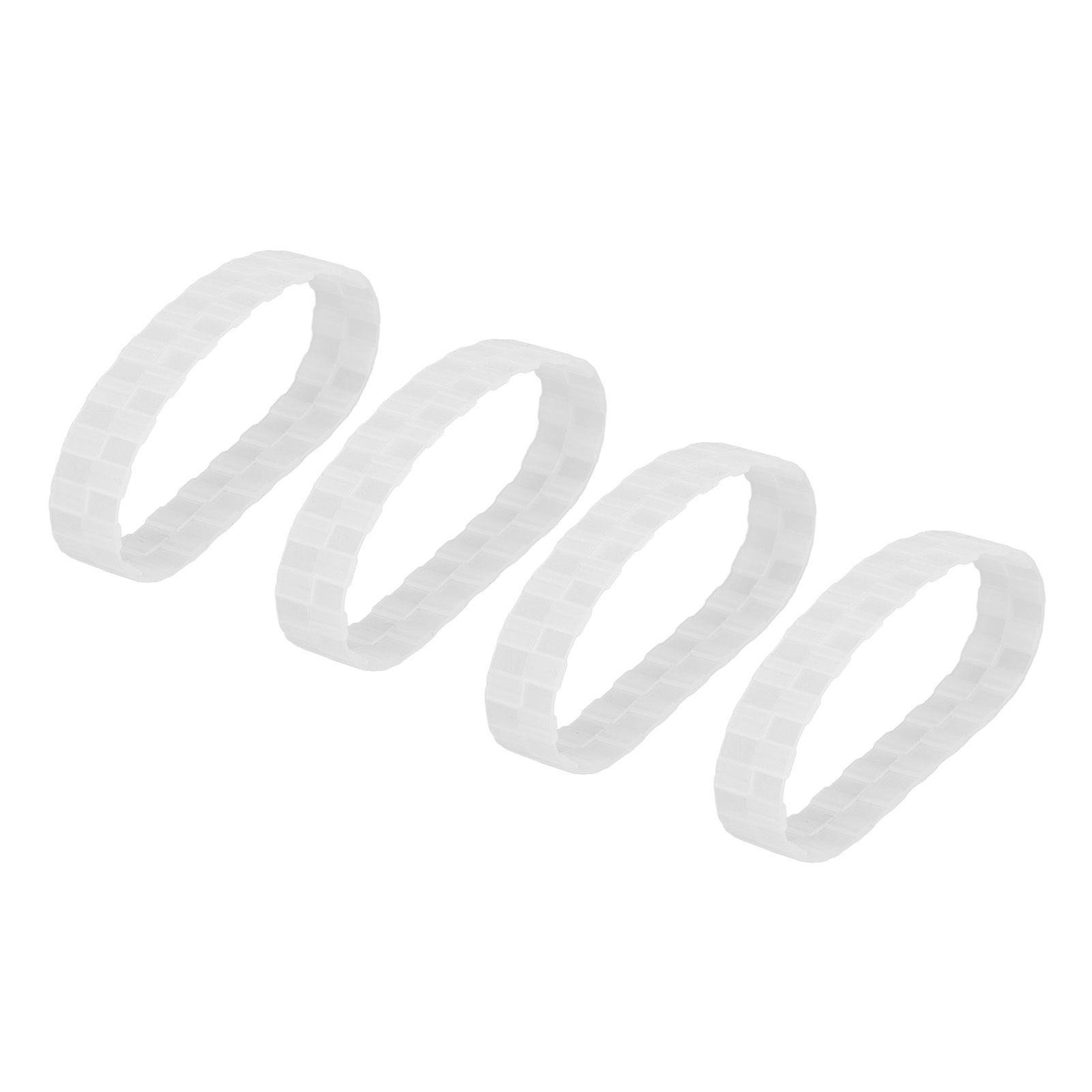 4Pcs Sweeping Robot Replacement Wheel Tire Rings Anti Wear Part for Xiaomi Sweeper โ image 2