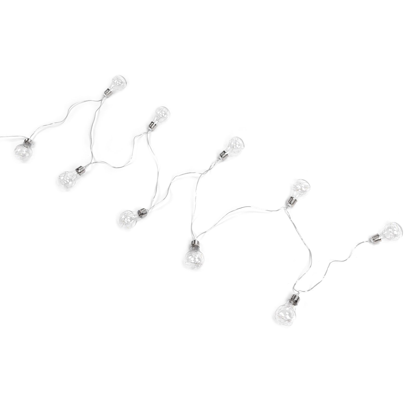 LED Light Strings Waterproof Copper Wire Lamp String E27 Bulb String Lights for Home Bedroom Decoration — image 4