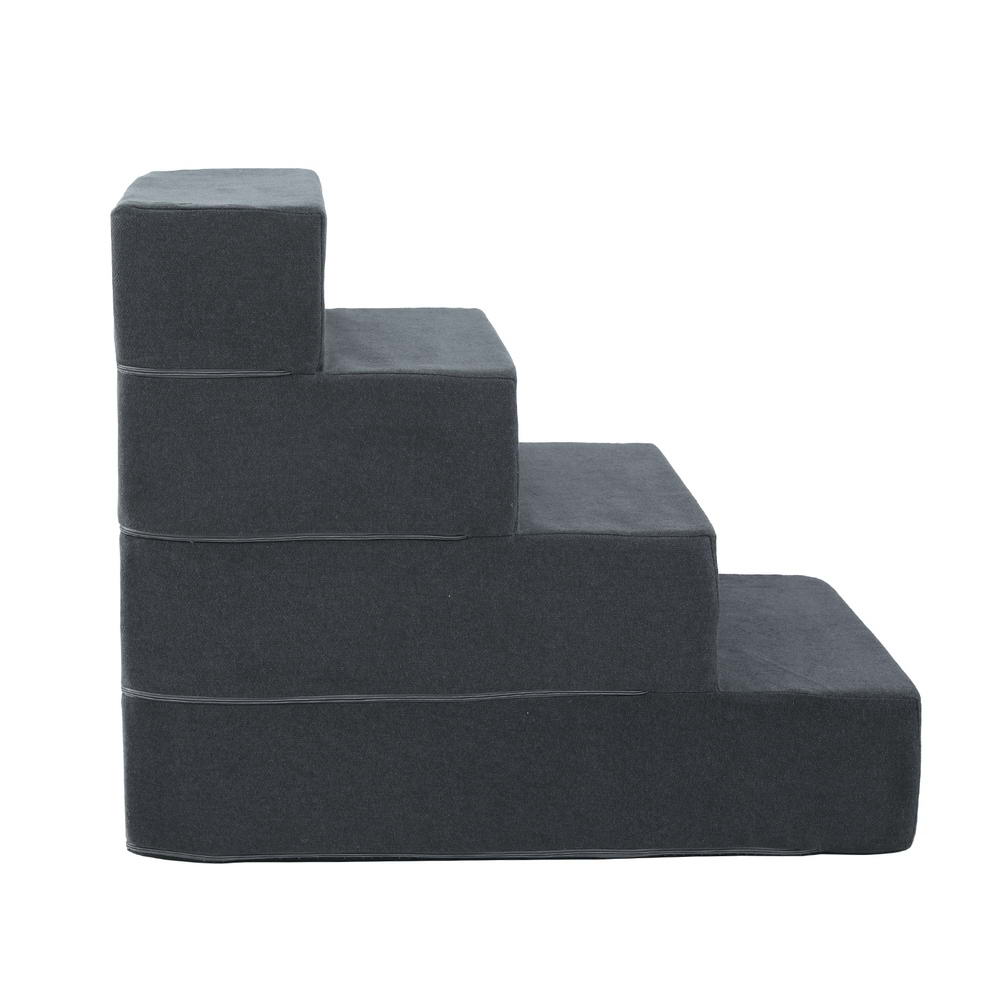 i.Pet Dog Ramp Foam Dog Cover Stairs Portable Cat Ladder For Sofa Bed 4 Steps โ image 3