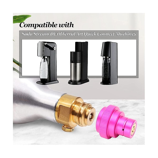 CO2 Quick Adapter for Duo-quick Connect Qc, Art and Terra, Replacement for CO2 Cylinder Tr21-4 Male โ image 2