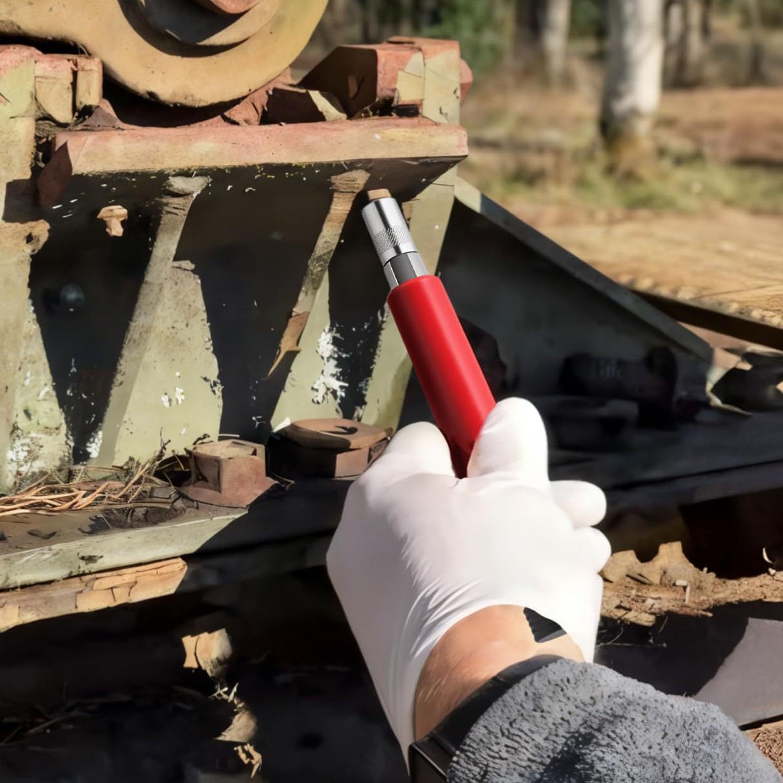 Grease Fitting Cleaning Tool -Grease Zerk Cleaner, Zerk Fitting Cleaning Tool, Remove Old Dried Grease from Fittings, Pins, Shafts, Bushings, and Joints (Red) — image 5