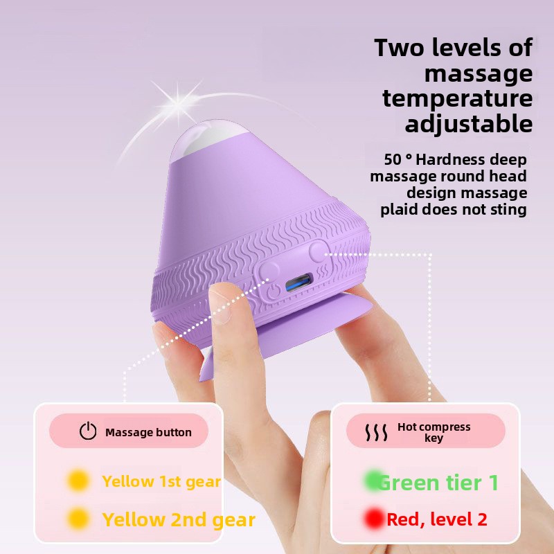 Green Electric Suction Fascia Massage Ball with Heated Vibration Type-C Rechargeable Deep Muscle Relaxation Tool for Local Professionals and Modern Lifestyles โ image 4