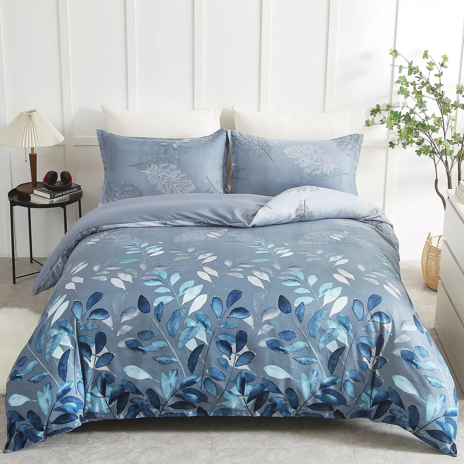 Timeless Design Plaid Duvet Cover Set - Lightweight-King — image 2