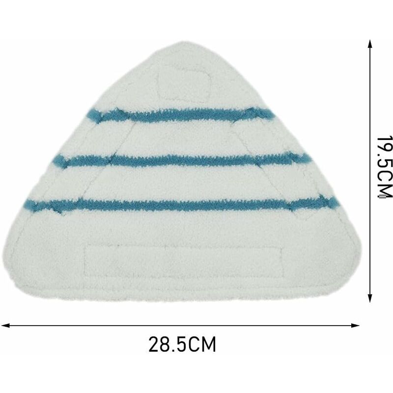 Steam Mop Replacement Caps Steam Mop Replacement Pads For Triangular Mops Washable Cloths Microfiber Mop Heads Mop — image 3