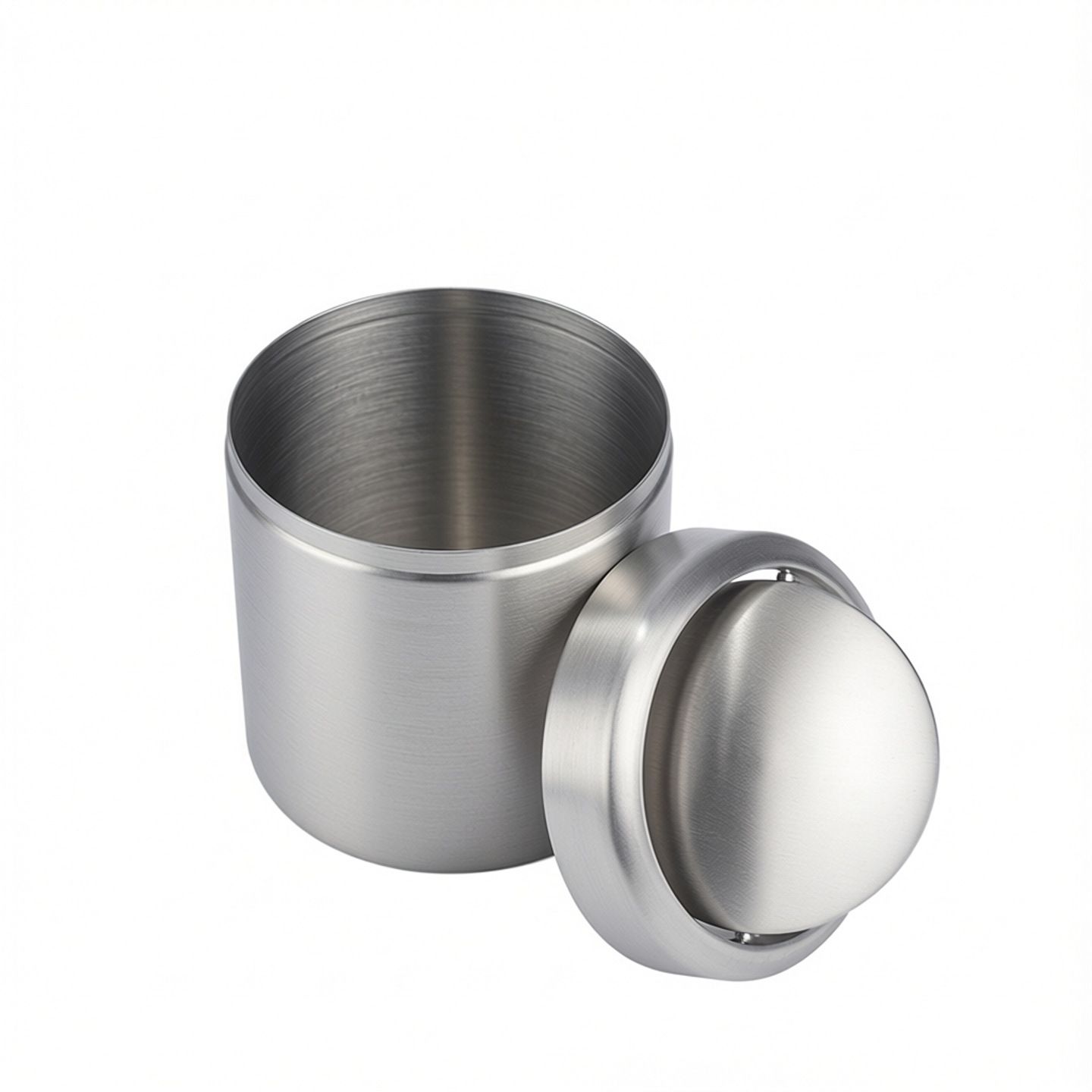 brushed stainless steel trash cans โ image 4