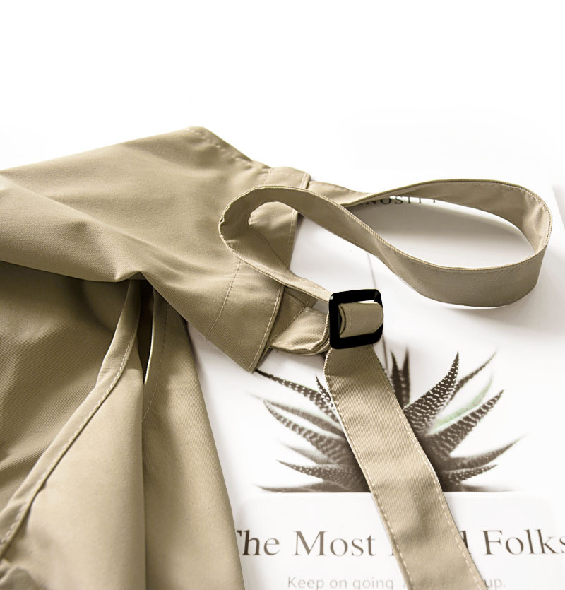 Beige Waterproof & Oil-Proof Apron - Adjustable Kitchen Apron with Pockets β image 5