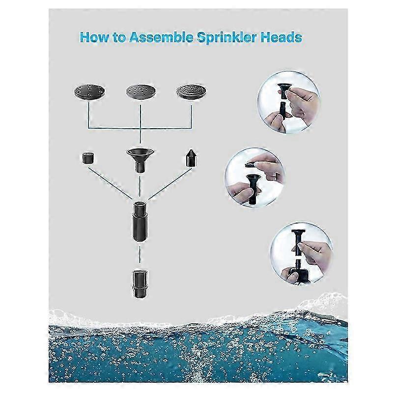 Solar Bird Bath Fountain Pump with Tubing Outdoor Water Pump — image 3