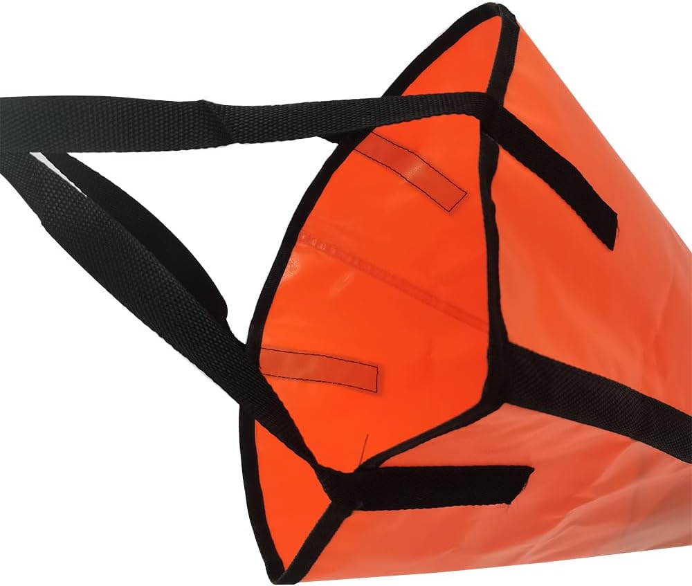 Sea Anchor Drift Sock 18"/32" Parachute Fishing Drogue for Marine Boat 32 in For15-20 ft — image 5