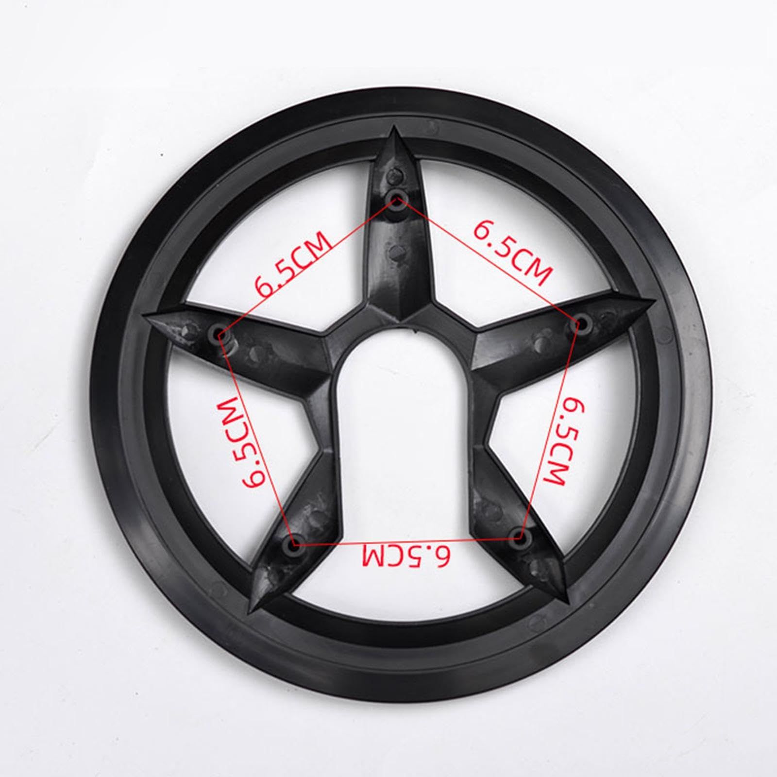 Bicycle Chainring Guard Bike Chain Guard Easy to Install Hole Dia Bicycle Sprocket Protective Cover for Road Bicycles — image 5