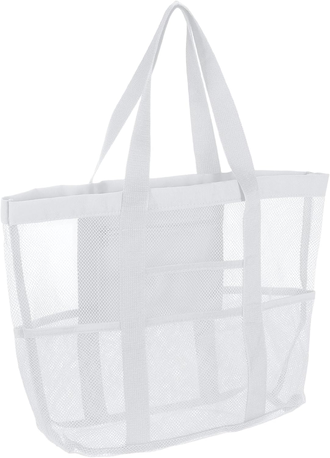 Mesh Beach Tote Bag, Upgraded Beach Towel Bags, Pool Bag for Vacation Travel Daily