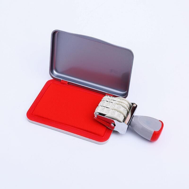 Ink Pad for Rubber Stamps and Fingerprint Crafts Non Toxic Ink for Office and DIY Use - Red โ image 5
