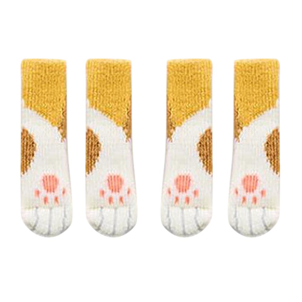 16Pcs Chair Covers Cat Paw Chair Covers Chair Leg Covers Cute Cat Foot Shaped Furniture Feet Covers Chair Leg Floor Protectors — image 6