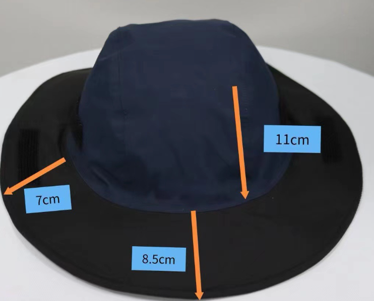 Rose Red Autumn-Winter Waterproof Sun Hat with Fleece Lining and Wide Brim โ image 2