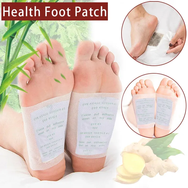 10-300 Ginger Herbal Detox Foot Patches for Slimming & Cleansing - 10PCS ā image 2