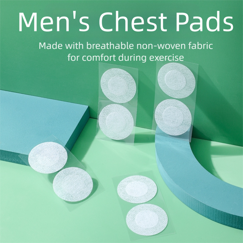 Men's Skin Color Invisible Chest Sticker (4.5cm) - TPU Anti-Scratch Sports Style โ image 2