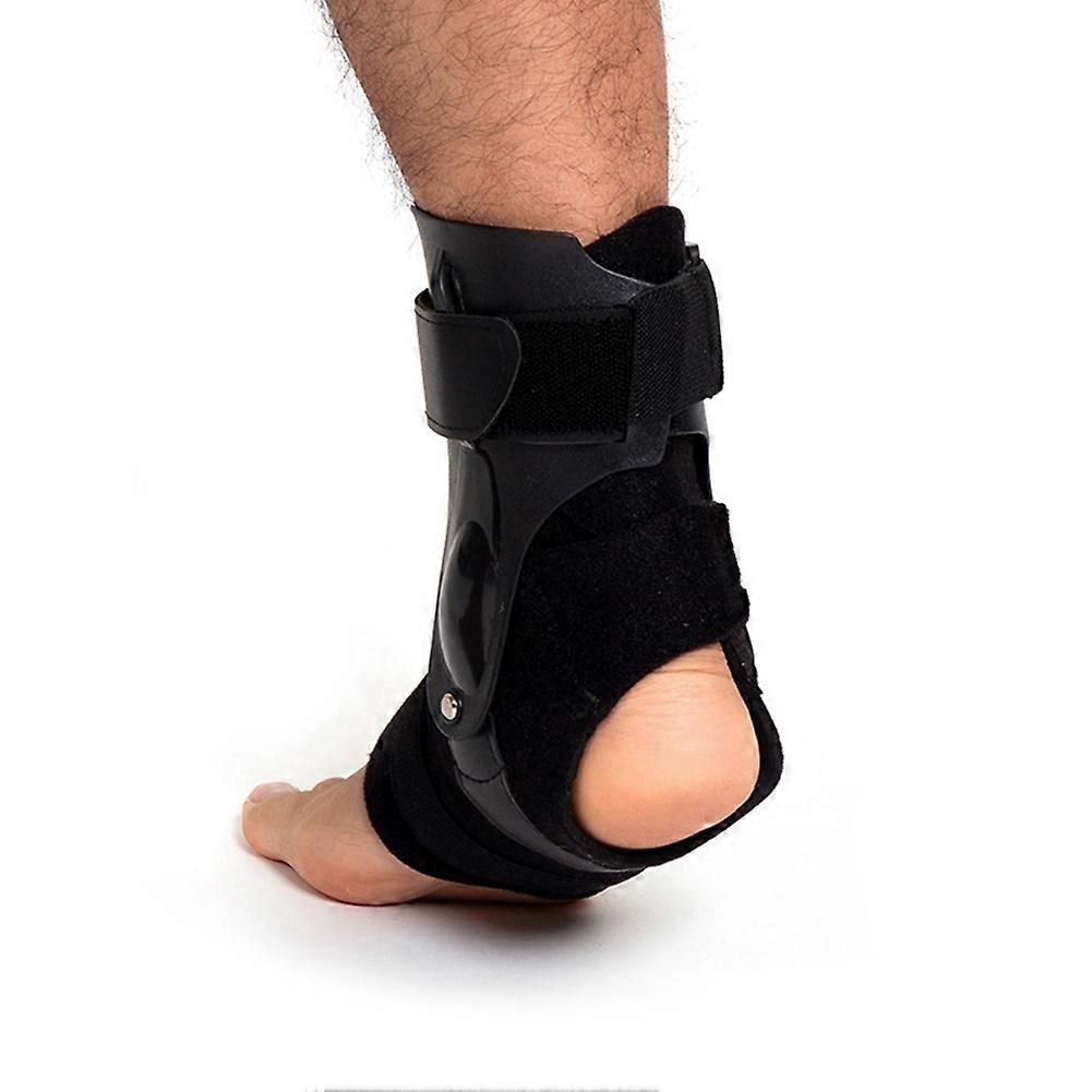 Ankle Support Brace, Adjustable Compression Ankle Stabilizer with Dual-Side Support for Sports & Training - M — image 2