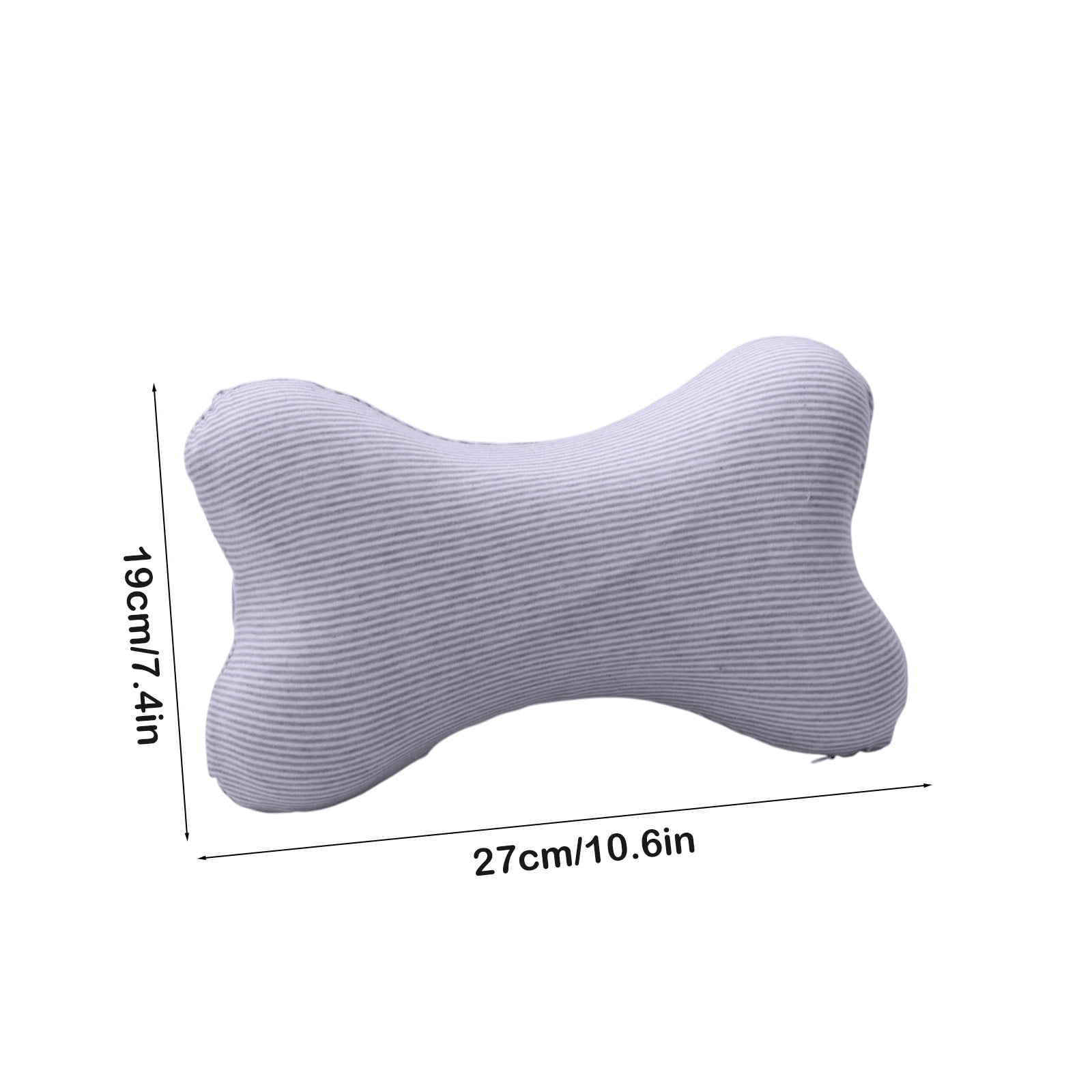Clearance! Upgraded Dog Bone Shaped Travel Neck Pillows with Washable Removable Cover Memory Foam Car Bus Truck Driving Comfort Head Rest Support 10" A — image 6