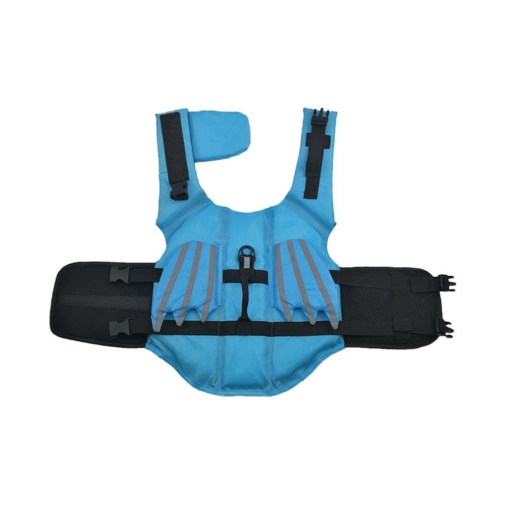 Dog Life Jacket Wings Pet Life Vest Adjustable Dog Flotation Swim Vest Blue - 2XL — image 6