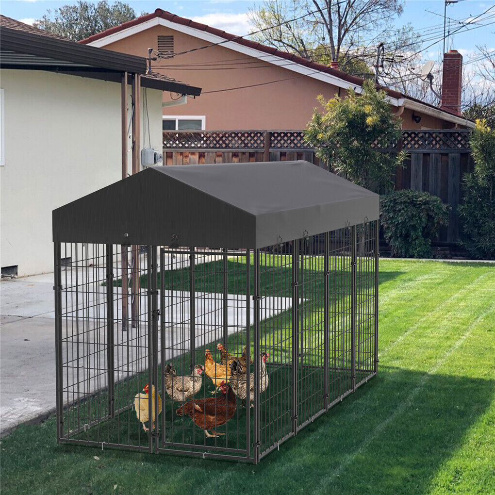 Large Outdoor Dog Kennel 250x120x165cm Pet Cage with Roof โ image 6