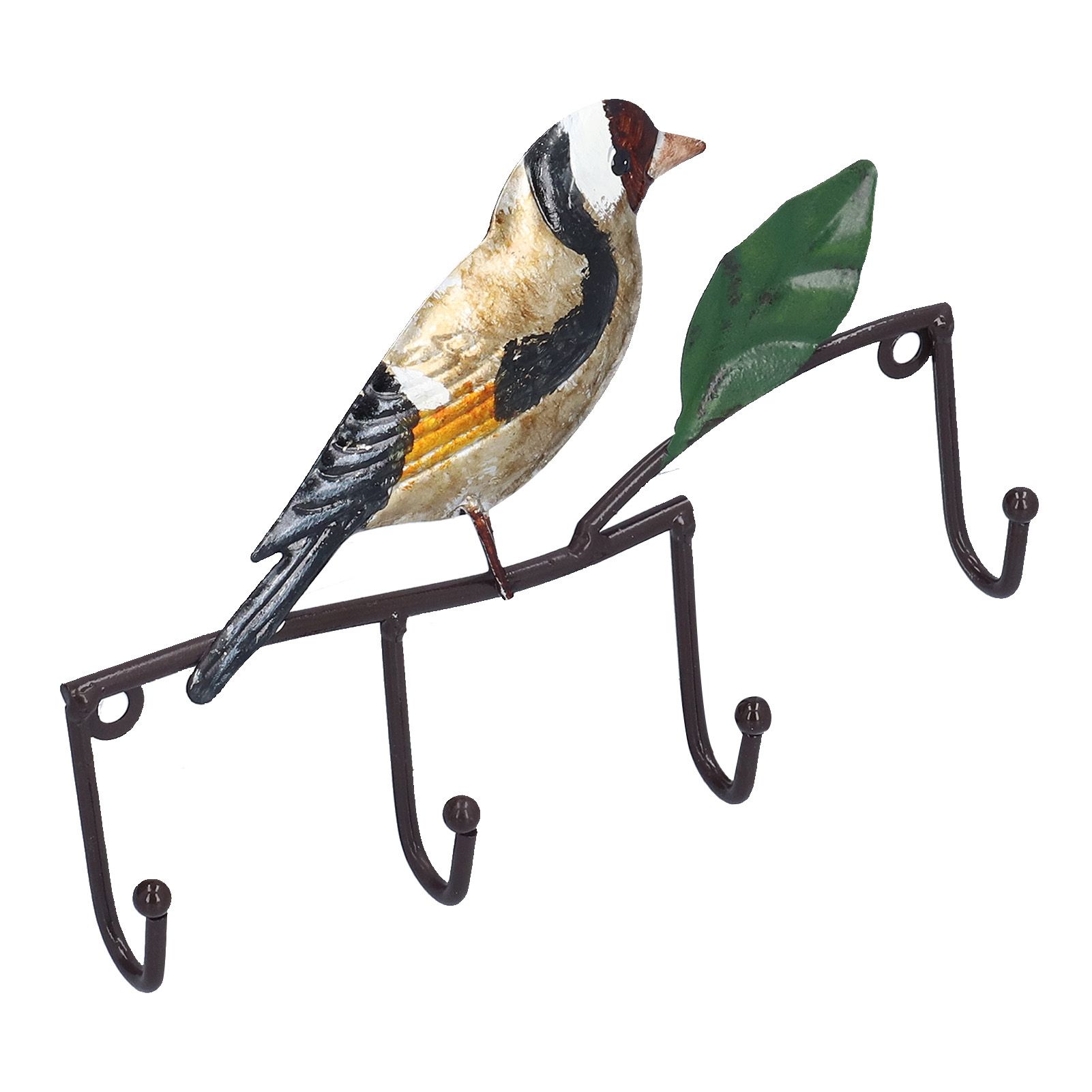 Key Hook Iron Bird Wall Hook Key Hanger Door Coat Rack Clothes Holder for Bedroom Living Room — image 4
