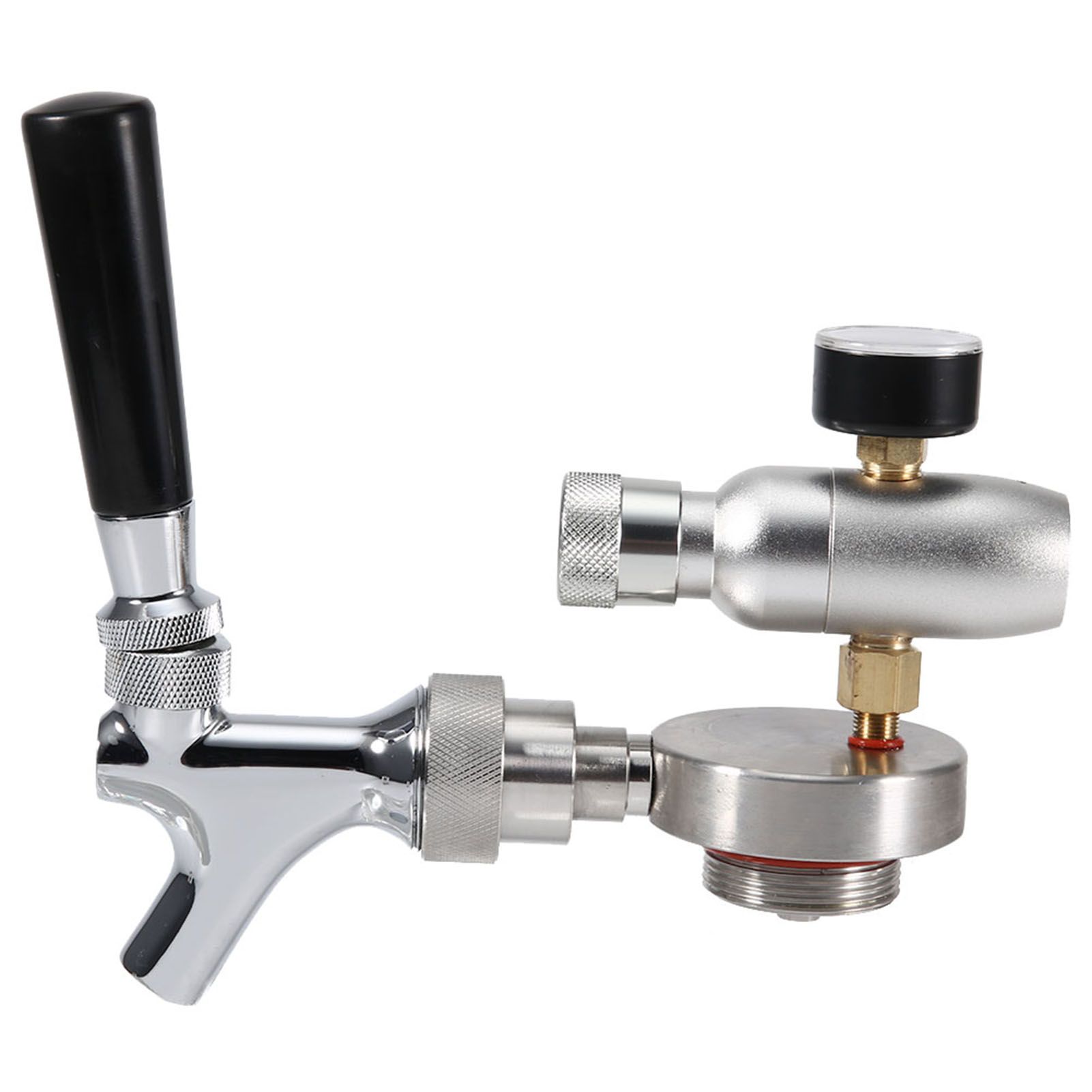 Stainless Steel Beer Spear Faucet Tap Dispenser Kit for 2L/3.6L/4L Mini Keg Beer Growler — image 3
