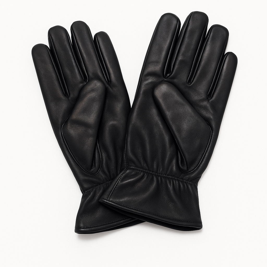 Ladies Genuine Sheepskin Leather Gloves Fleece Lined Warm Winter Womens in Black โ image 5