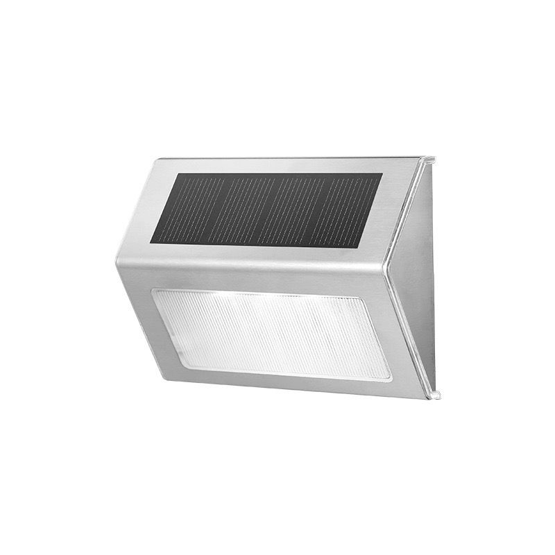 Solar Powered Step Lights for Outdoor Stairs, Stainless Steel & ABS Waterproof LED Step Light with Auto On/Off, Warm White or Cool White Options for — image 3