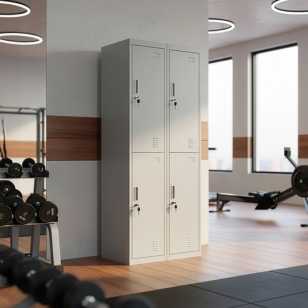 Four-Door Office Gym Shed Storage Locker — image 4