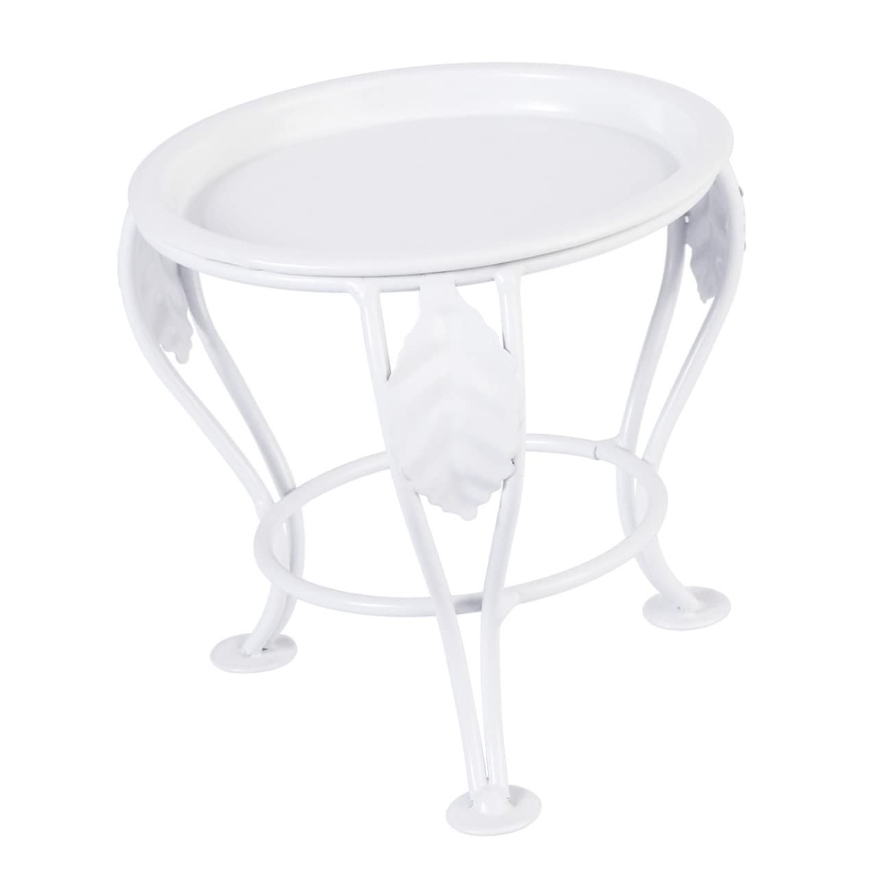 Iron Small Pot Stand Flower Stand Plants Stand Outdoor Indoor Succulent Pot Holder for Bedroom Garden