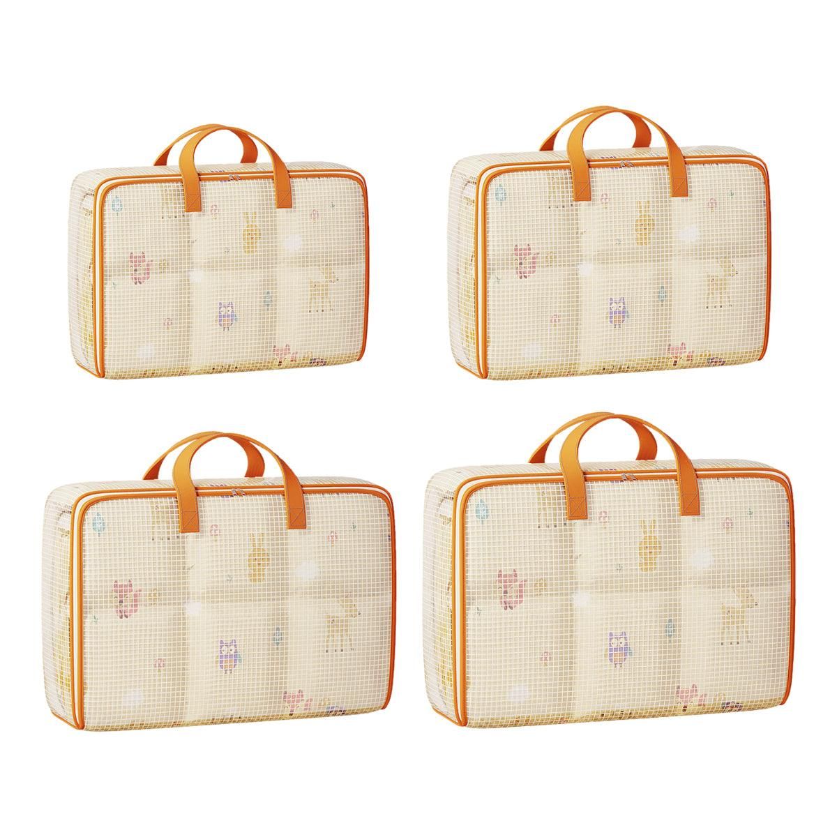 4pcs Large Capacity Quilt Storage Bags for Clothes Luggage Moving Organising Bag — image 2