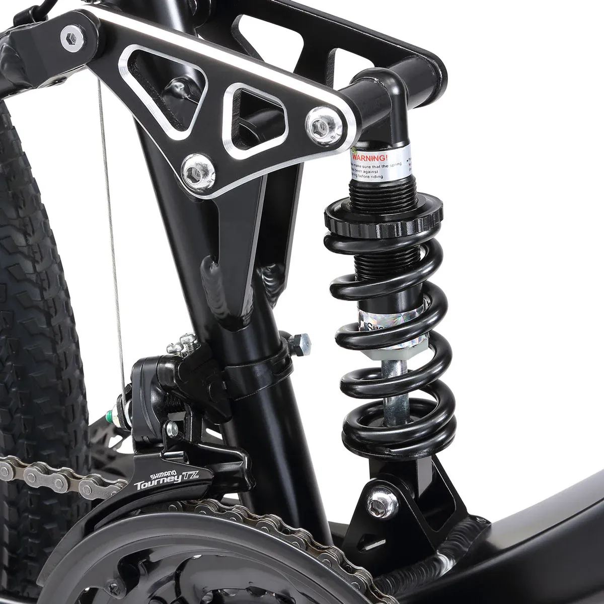 Progear Trail Dual Suspension MTB 26*17" Black Ember โ image 4