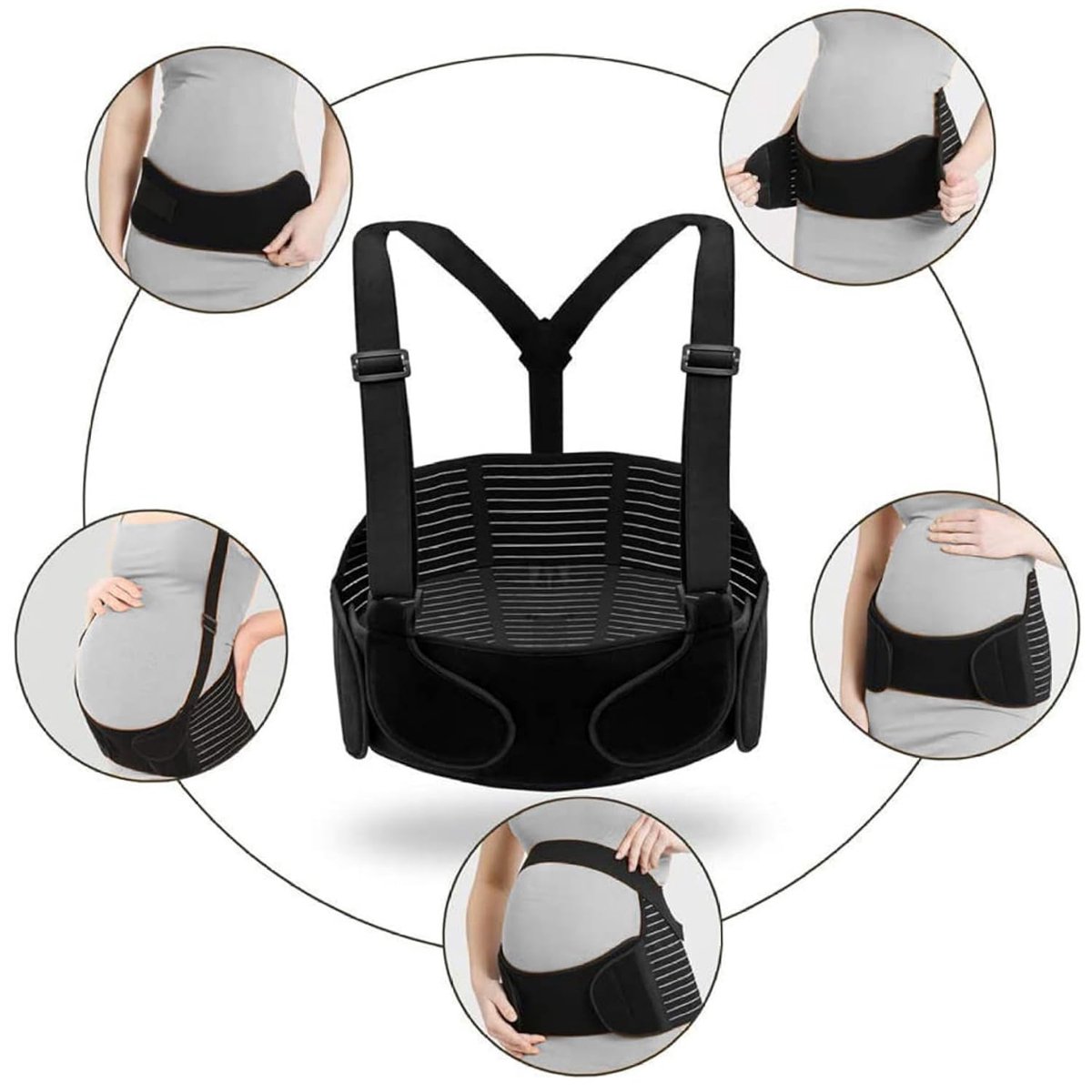 Abdominal Brace - Pregnancy - Black L — image 4