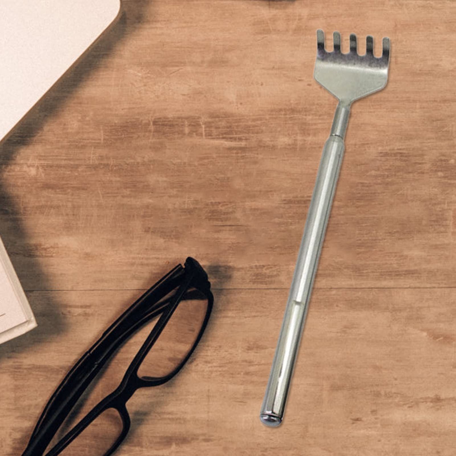 Back Scratcher for Men Women,Extendable Stainless Steel Telescoping Backscratchers Relieve Itching Compact Convenient Hand — image 4