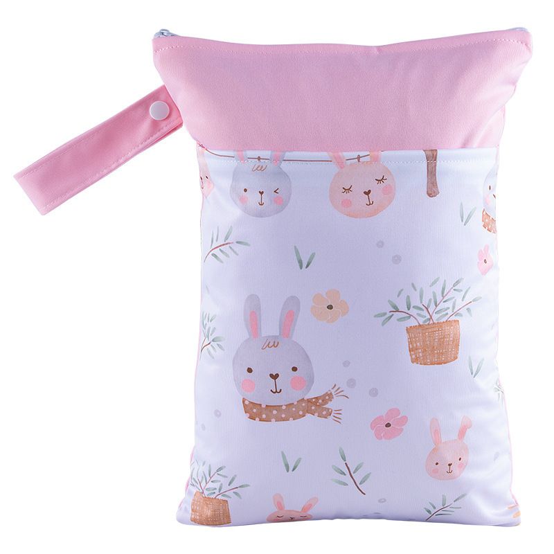 Cartoon Storage Hanging Bag Travel Dry Wet Separation STDW35 25cm*35cm (double zipper)