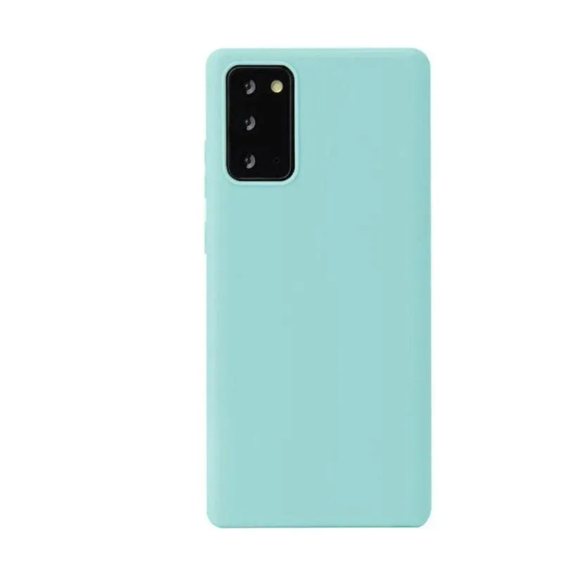 Sky Blue Shockproof Cover Slim Case for Samsung S21 S10 S20 Plus Ultra FE Note20 - Samsung Note 20 Ultra