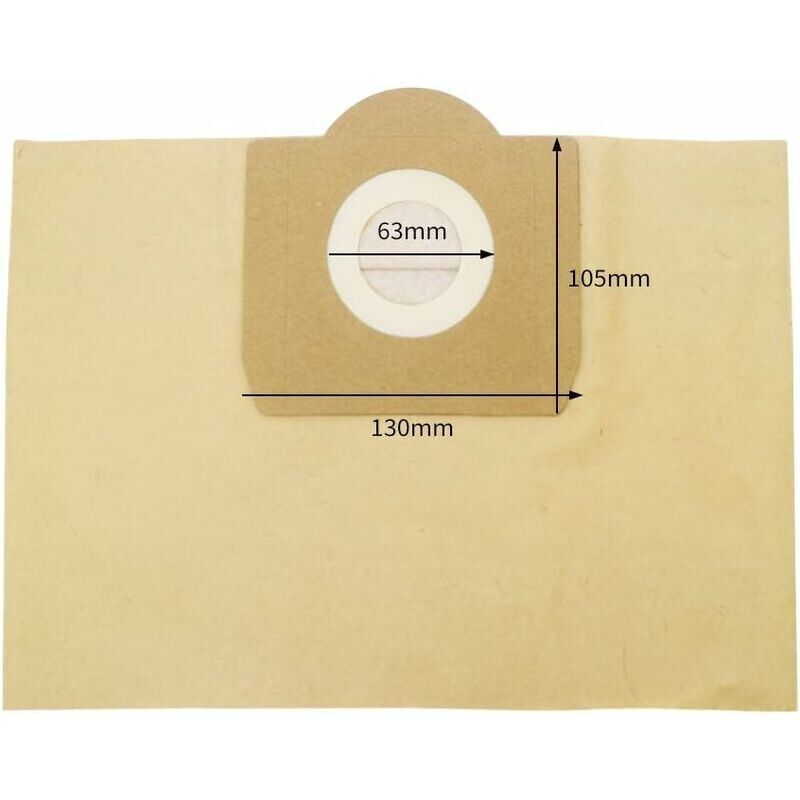 Karcher WD3 Vacuum Cleaner Bags, 5-pack straight vacuum cleaner bags for Karcher WD3, WD 3 Premium, WD3200, WD3500P, A2204, A2534, SE4001 — image 3