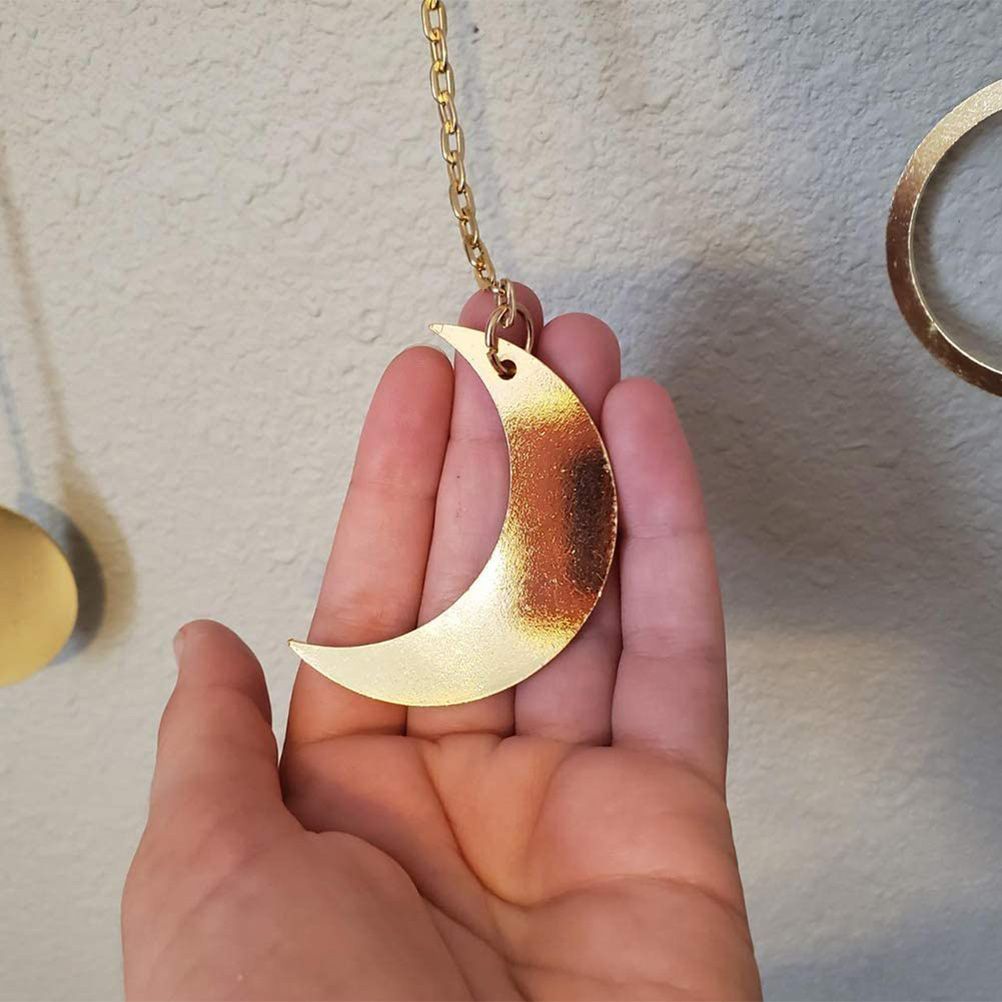 Moon Phase Garland Hanging Moon Phase Decoration Lunar Wall Ornaments — image 6