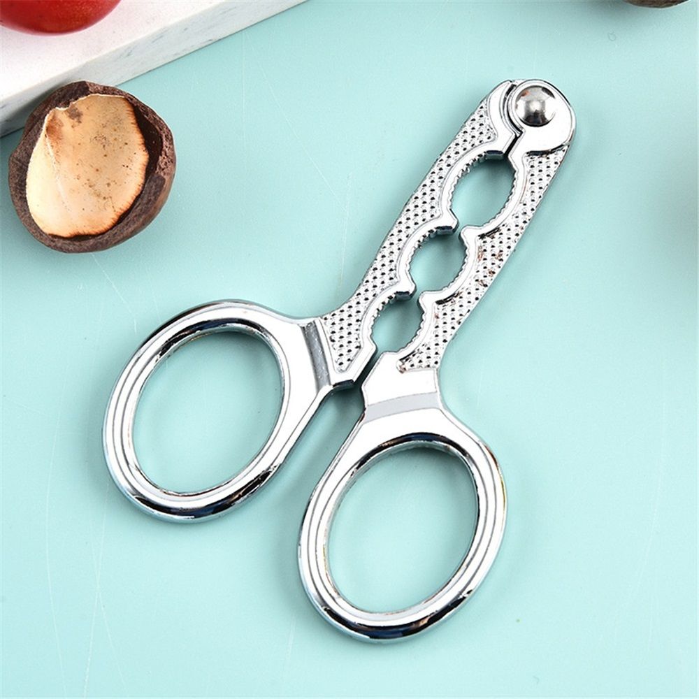 3 pack for Silver Nuts Pistachio Sheller Opener Kitchen Tools Nutcracker Multi-Function Walnut Pine Sheller Opener Nut Crackers Kitchen Utensils — image 5