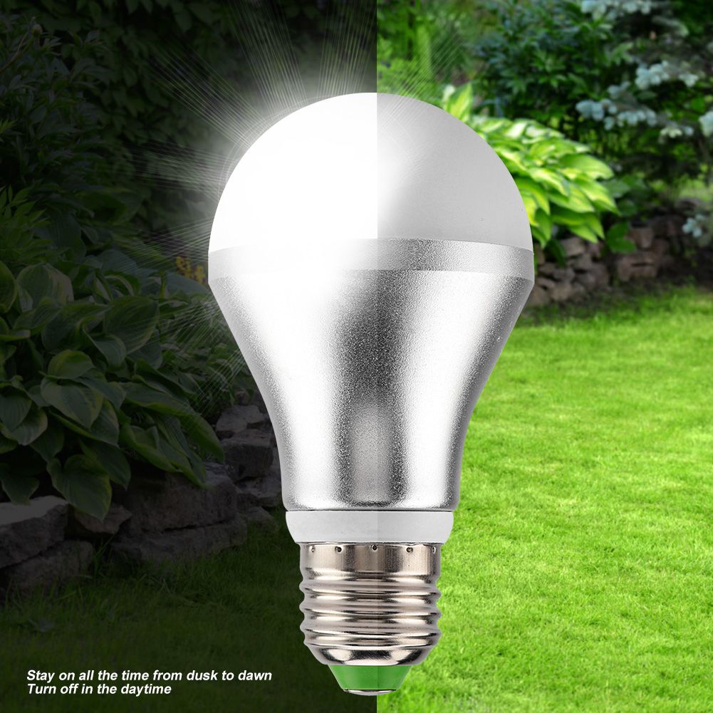 E27 5W LED Automatic Sensor LED Light Control Bulb Lamp 6500K AC85-265V โ image 4
